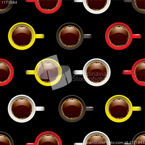 Image of Coffee cup seamless background