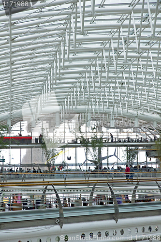 Image of Portugal. Lisbon. View of a multilevel shopping center