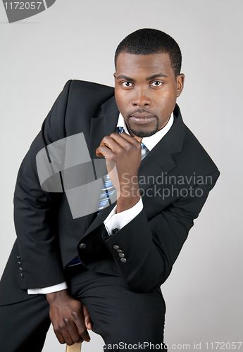 Image of Portrait of a young business man