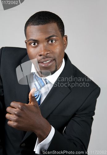 Image of Business man with thumb up