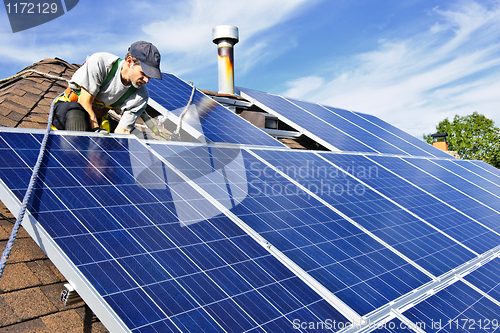 Image of Solar panel installation