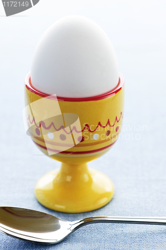 Image of Boiled egg in cup