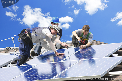 Image of Solar panel installation