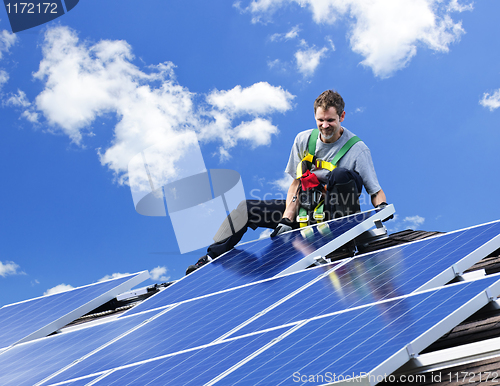 Image of Solar panel installation