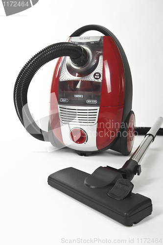 Image of Isolated Stainless Steel Vacuum Cleaner 