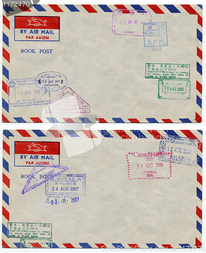 Image of air mail background