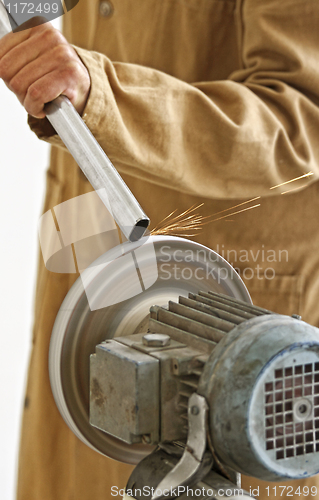 Image of heavy industry manual worker 