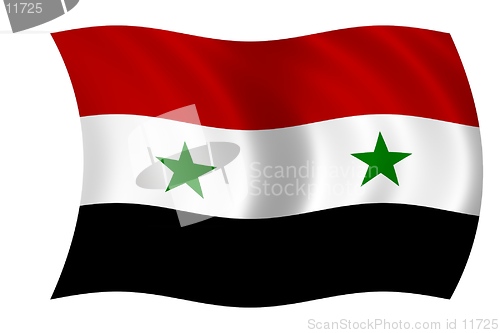 Image of waving flag of syria