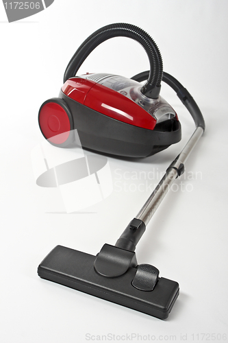 Image of Isolated Stainless Steel Vacuum Cleaner 