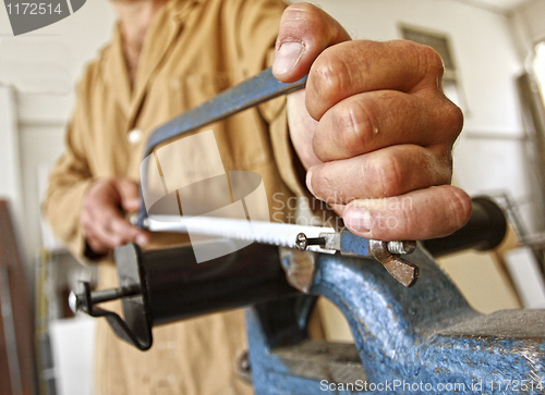 Image of carpenter at work