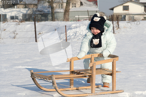 Image of Pushing my sled