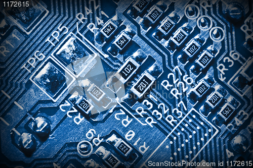 Image of  electronic circuit