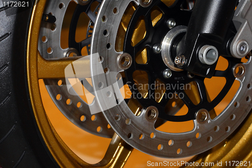 Image of brake motorbike