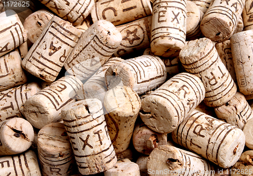 Image of cork bottle background
