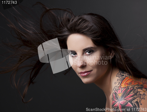 Image of Woman with a tattoo