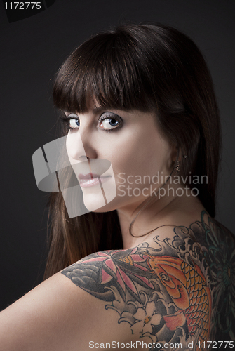 Image of Woman with a tattoo