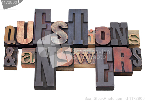 Image of questions and answers