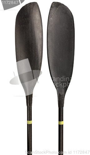 Image of Carbon fiber kayak paddle