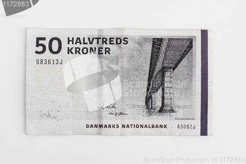 Image of Banknote 50 kr danish money