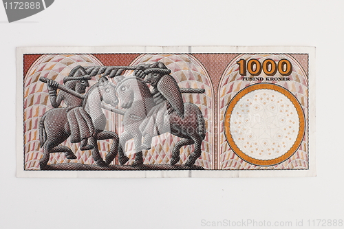 Image of Banknote 1000 kr danish money