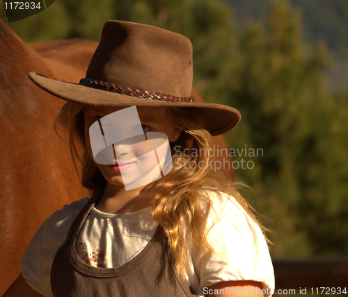 Image of young pretty blond girl