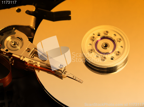 Image of hard disk detail image