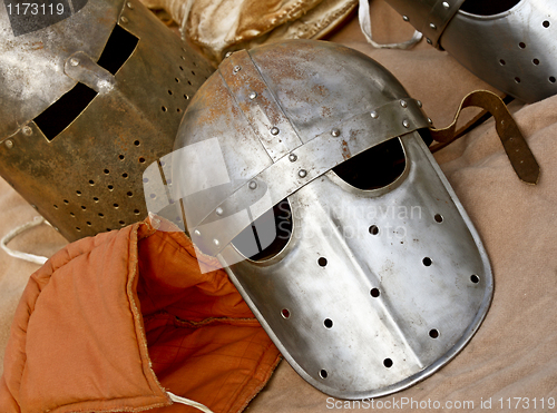 Image of ancient helmet