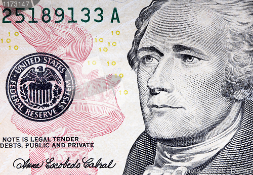 Image of american dollar background