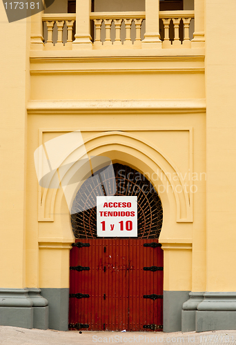 Image of Bullfight arena entrance