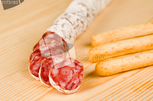 Image of Spanish fuet salami