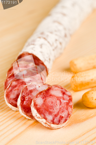 Image of Spanish fuet salami