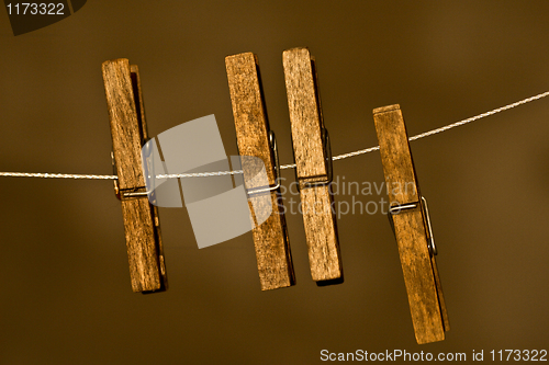 Image of  wood Clothespins 