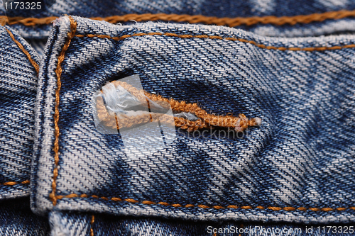 Image of jeans detail