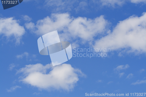 Image of clouds and blue sky