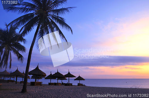 Image of Scenery on beach