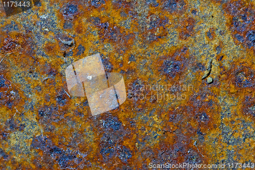 Image of grunge rusty metal