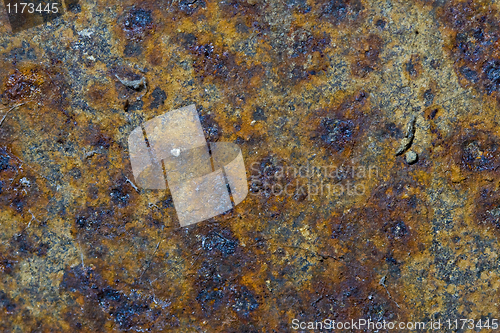 Image of grunge rusty metal