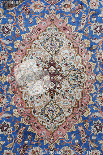 Image of central of persian carpet