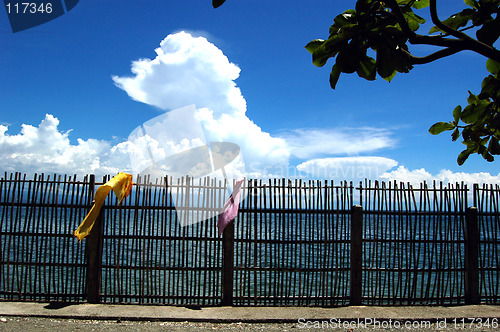 Image of beach fence