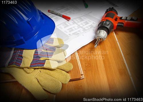 Image of tools background