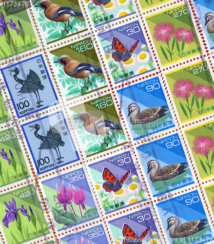 Image of bird stamp