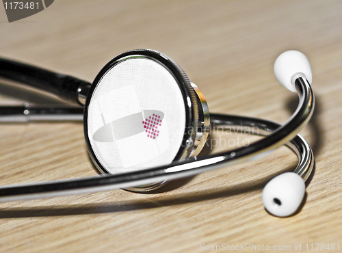 Image of stethoscope background