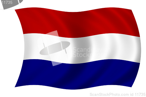 Image of waving dutch flag