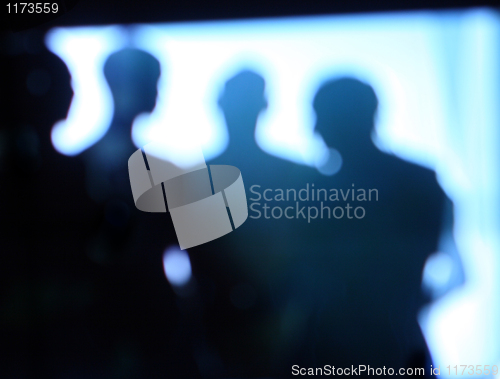 Image of people abstract background