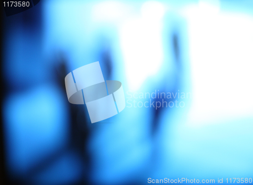 Image of blue blur background