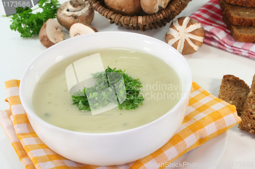 Image of Cream of mushroom soup