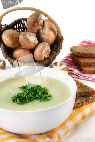 Image of Cream of mushroom soup