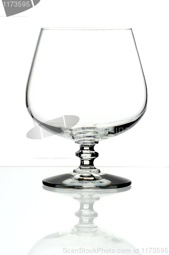 Image of glass goblet, isolated.