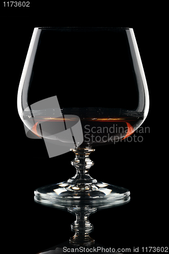 Image of glass goblet, isolated.