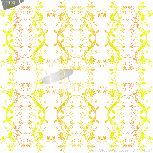 Image of Colorful seamless floral pattern